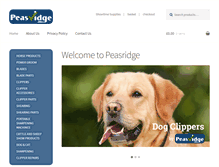 Tablet Screenshot of peasridge.co.uk